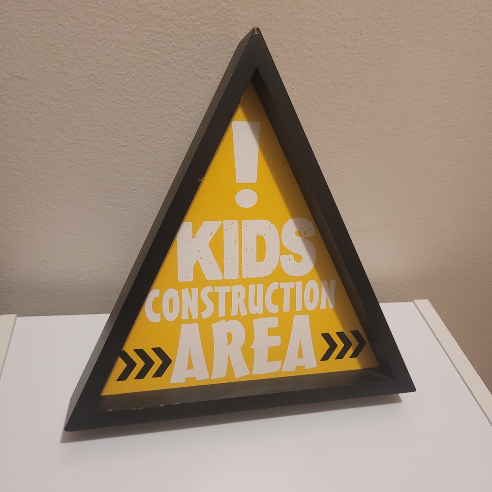 Hobby Lobby Kids Construction Area Sign